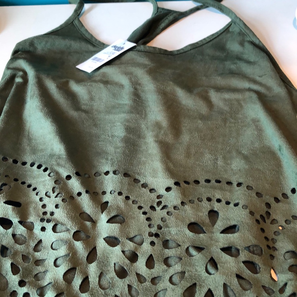 Charlotte Russe army green tank top